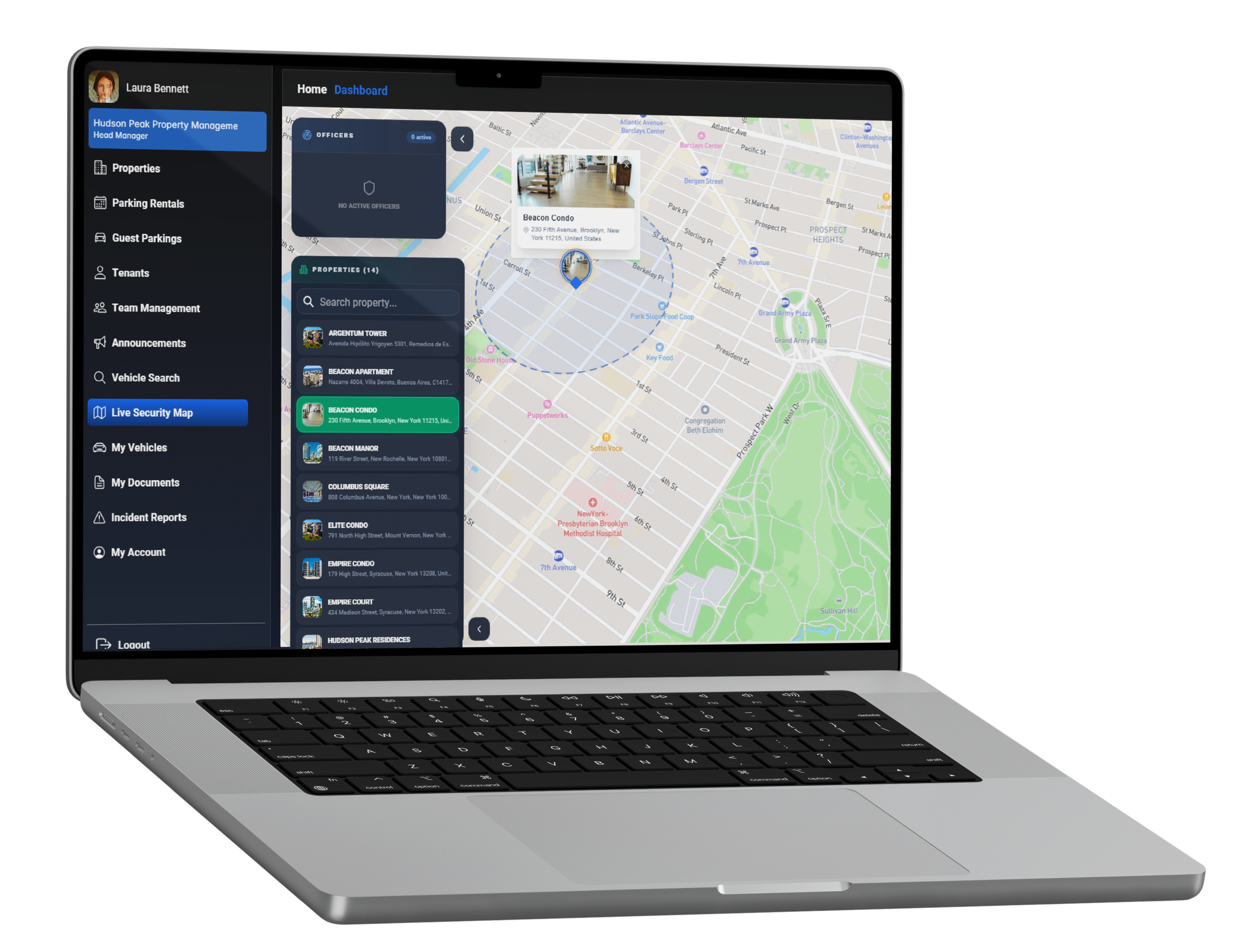 ParkEase Dashboard Interface